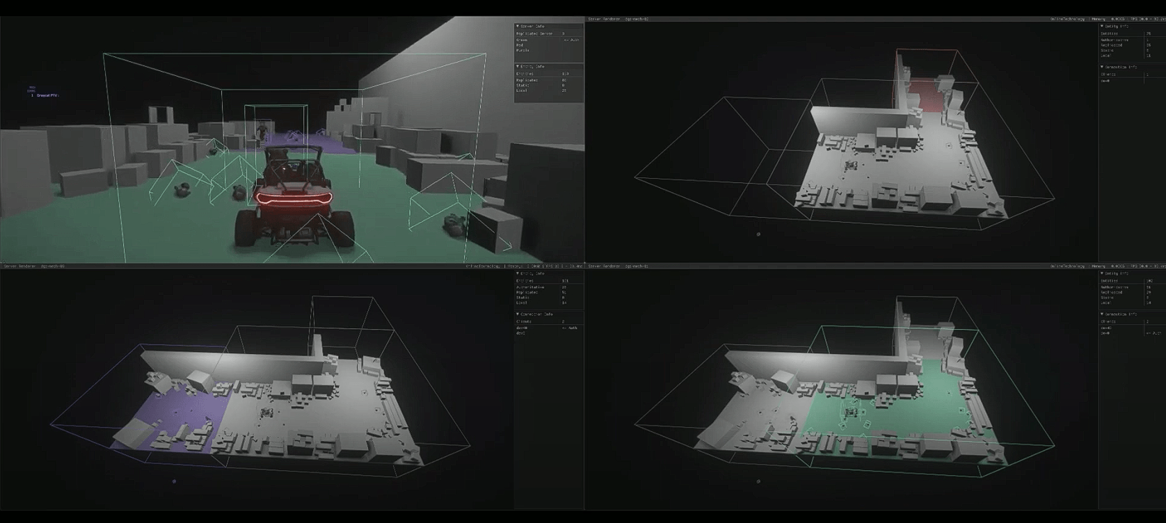 principe de zone et de propriété Capture d'écran d'un live de Star Citizen montrant la réparation en zone d'une carte et le principe de propriété