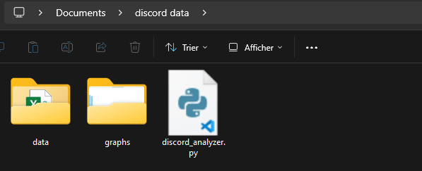 Image montrant un exemple de dossier aves les différents fichiers