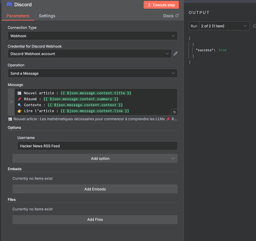 Image du node Discord